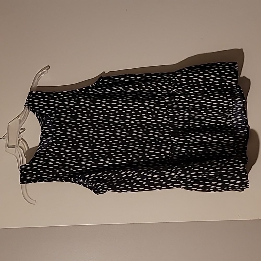 Staccato black peplum top